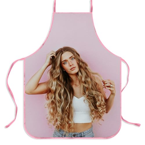 Tablier de cuisine personnalisable photo nom cadeau original lavable en machine