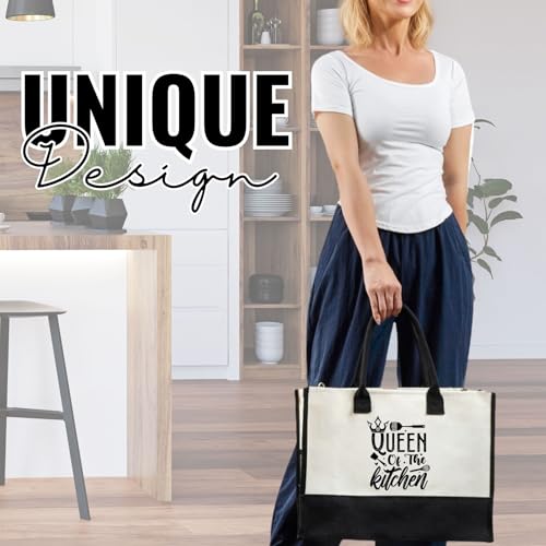 Bolsa tote canvas para mujer con cierre y correa miniatura 2