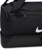 Nike, Academy Team, Football Duffel Bag,Black/Black/(White) - Image 8