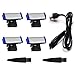 Microtouch Solo Replacement Heads for Old Version of Microtouch Solo Titanium Shaver Solo Razor as Seen on TV (Pack of 4)