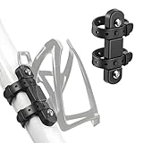 BaraRose ボトルケージ アダプター ドリンクホルダー 自転車 自転車用ボトルホルダー ボトルケージ & カップホルダー両用 調整可能 シリコン素材 滑り止め 軽量 取り付け簡単 穴あけ不要 マウント/アダプター/変換スタンド ロードバイク対応 おまけ M3 六角穴付ボルト & タイラップ