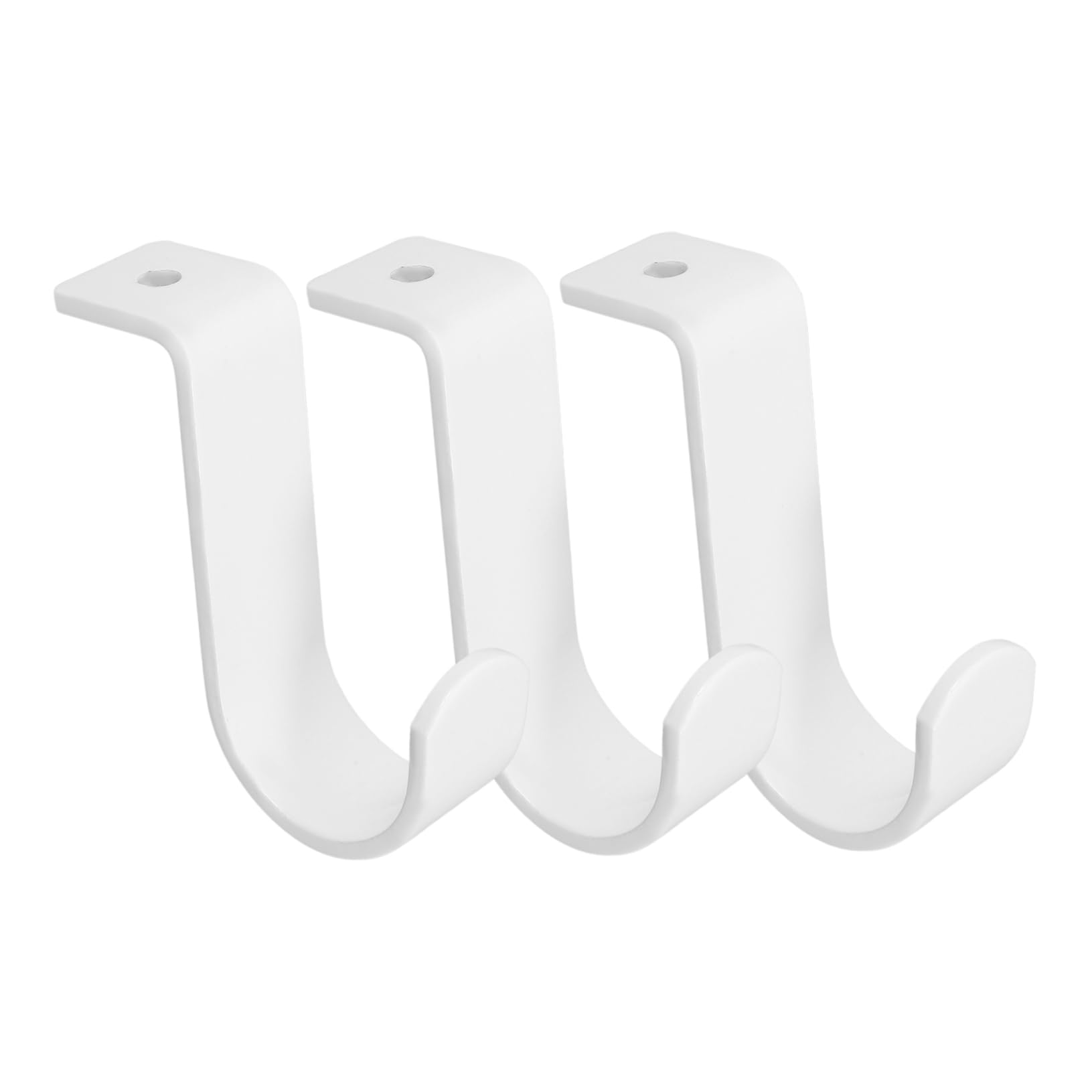 jojofuny 15pièces Support De Tringle à Rideau Réglable Inoxydable Support Robuste pour Rideaux Installation Murale Blanc