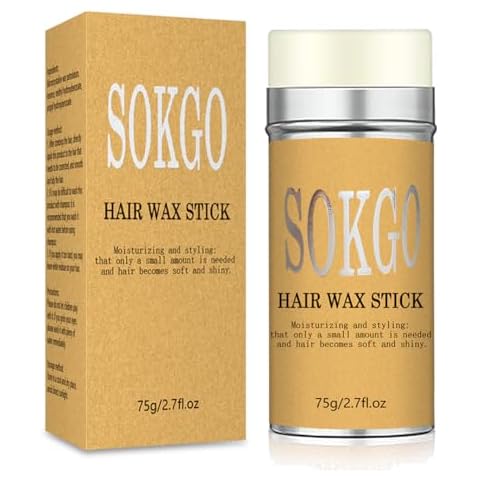 Wax Stick for Smooth Styling of Hair, Wigs and Flyaway Frizz Control - Non-Greasy Slick Stick for Edge Control (1PCS) Cover