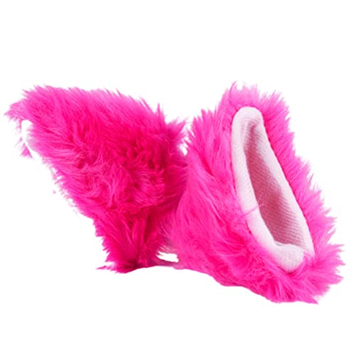Tumnea Helm Ohren Motorradhelm Skihelm Plüsch Katzenohren Nettes Helmzubehör Ohren Fahrradhelm Motorradhelm Snowboardhelm Ohren Katzen (Ohne Helm) - 2Pcs