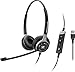 Produktbild Sennheiser SC 660 USB ml Headset  Binauraler Bügel in schwarz, silberfarbenes Headset (Callcenter/Büro, Binaural, Bügel, Schwarz, Silber, mit 2, 9 M langem Kabel)