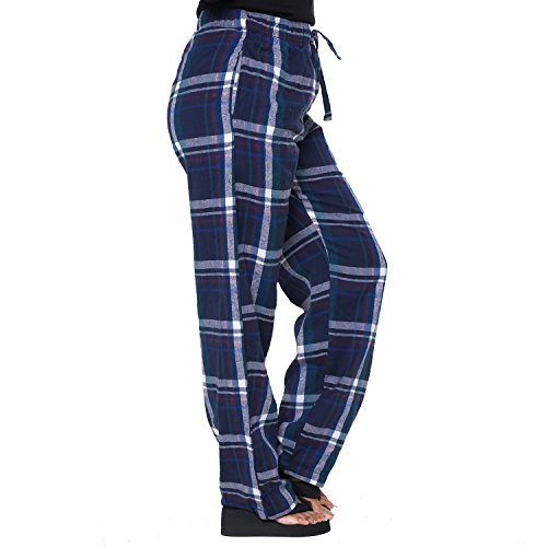 Image of Womens Multicolor Cotton Checkered Pyjama | Checks Pajama for women with Elastic & Drawstring Plus Size (S TO 8XL)