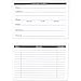 Okuna Outpost Client Profile Cards - Salon Office Supplies for Stylists - Durable 250gsm Contact Index Cards - Ample Space for Customer Information Sheets - 6 x 4 in, White, Pack of 100
