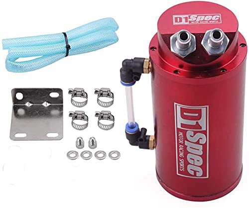 Oil Catch Can Aiuphing 300ml - Decanter Vapori Olio Motore, Alluminio, Con Filtro Aria E Tubi - Foto 9