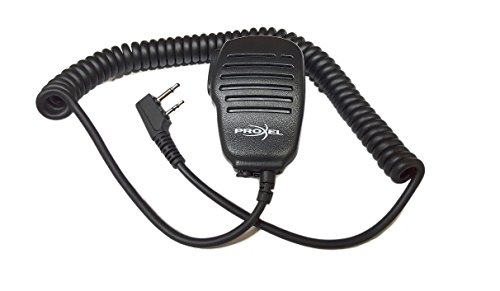 Micro Altoparlante 2 Pin 90° Con PTT Per ICOM Civili | Compatibile Con V80E, F4002, F3002 E Altri