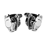 Dual Front Left Sides Brake Caliper Kit Fit For Harley 1984-1999 All Dual Disc models and 1983 XR-1000