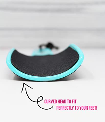 Onyx Professional Xl Curved Scrubber Foot File & Moisturizing Socks Foot Mask – Dead Skin Remover, Cracked Heel Repair, Foot Moisturizer, Dry Feet Treatment, Foot File Pedicure Kit #TOP4