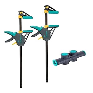 Wolfcraft XL-Einhandzwingen-Set - 2 Einhandzwingen PRO L
