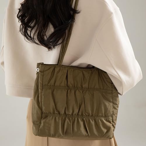 Large Capacity Underarm Bag For Women Pleated Shoulder Bag Stylish Armpit Commuting Shopping Women Shoulder Large Capacity Ar4