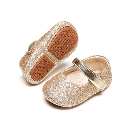 Image of PHIRAMIN Toddler Girl Mary Jane Dress Shoes-Little Girl School Uniform Shoes for Wedding Party