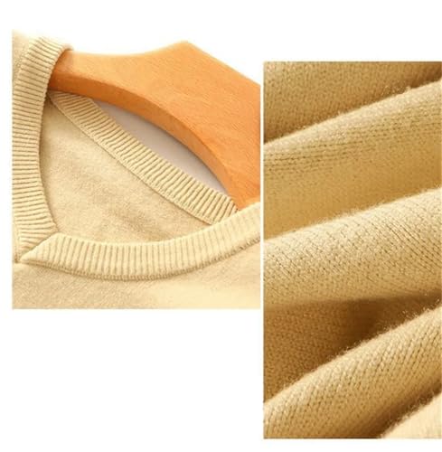 Dcvmvmn Men Soft Cashmere Sleeveless Cashmere Vest Work Sweater Solid Color Knitted Male Spring Autumn Waistcoat2