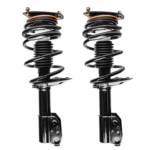 Image of Detroit Axle - 8pc Front Suspension Kit for Chevy Impala Monte Carlo Buick LaCrosse Allure Century Regal 2 Ready Struts w /Coil Spring 2 Sway Bars 2 Lower Ball Joints 2 Outer Tie Rods Replacement