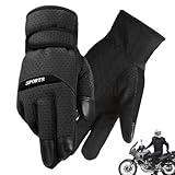 Winter-Arbeitshandschuhe, Biker-Handschuhe für Herren, Motorrad, dick, isoliert, Winter, winddicht, thermisch, wasserdicht, warm, für Herren und Damen, Motocross