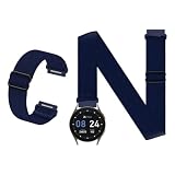 BALALA Cinturino alla caviglia intrecciato da 18, 20, 22 mm, elastico, a sgancio rapido, per smartwatch da uomo e donna, 20mm, Nylon, Non pietra preziosa
