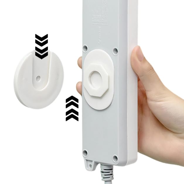 Fixateur De Multiprises - Fixation Murale Autocollante - Système De