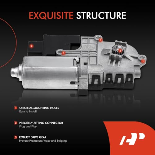 Image of A-Premium Sunroof Moon Roof Motor Compatible with Volvo | for XC60 2010-2017 Sport Utility, Left or Right, Replace# 31424338, 30799673