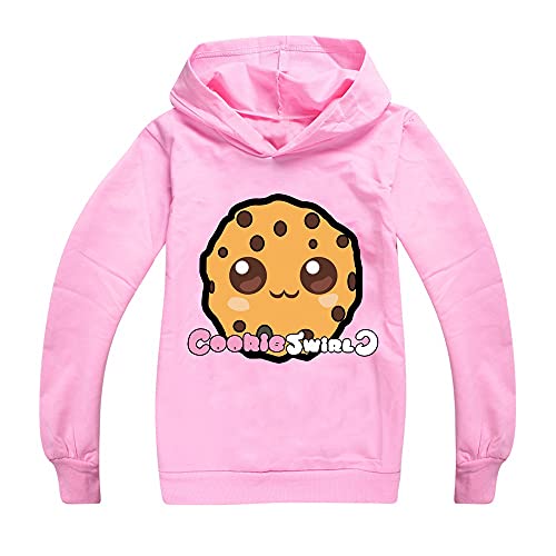 Cookie swirl c camiseta infantil moletom com capuz para meninos e meninas manga comprida algodão mol