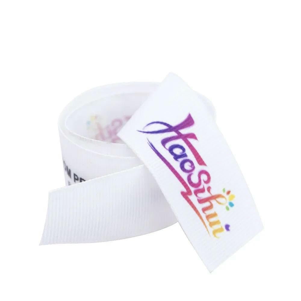 Cinta de grogrén impresa de una sola cara, de poliéster, lavable, no se decolora, 16 mm, 10-50-100 yardas