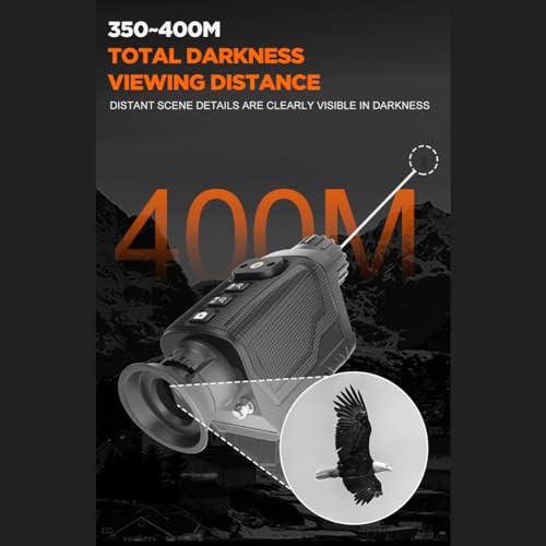 Monocular de visión nocturna 4K con zoom 8X e impermeable IP54 6
