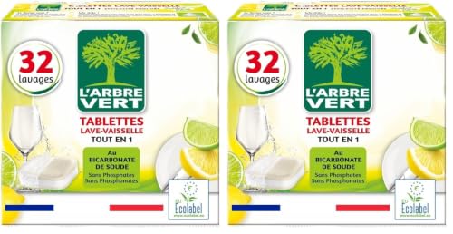 'Arbre Tablettes Lave Vaisselle Tout En 1 Citron Ecolabel 91% d'ingrédients d'origine naturelle 32 Doses - vue 7