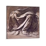 Leonardo_Da_Vinci Poster sur toile représentant une figure assise - Impression...