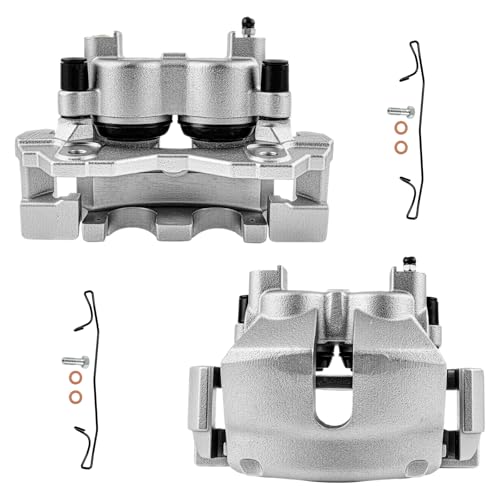 Image of SCITOO 18B4811 18B4810 Front Left & Right Disc Brake Calipers w /Bracket For Jeep For Grand Cherokee 1999-2002,Double Pistons
