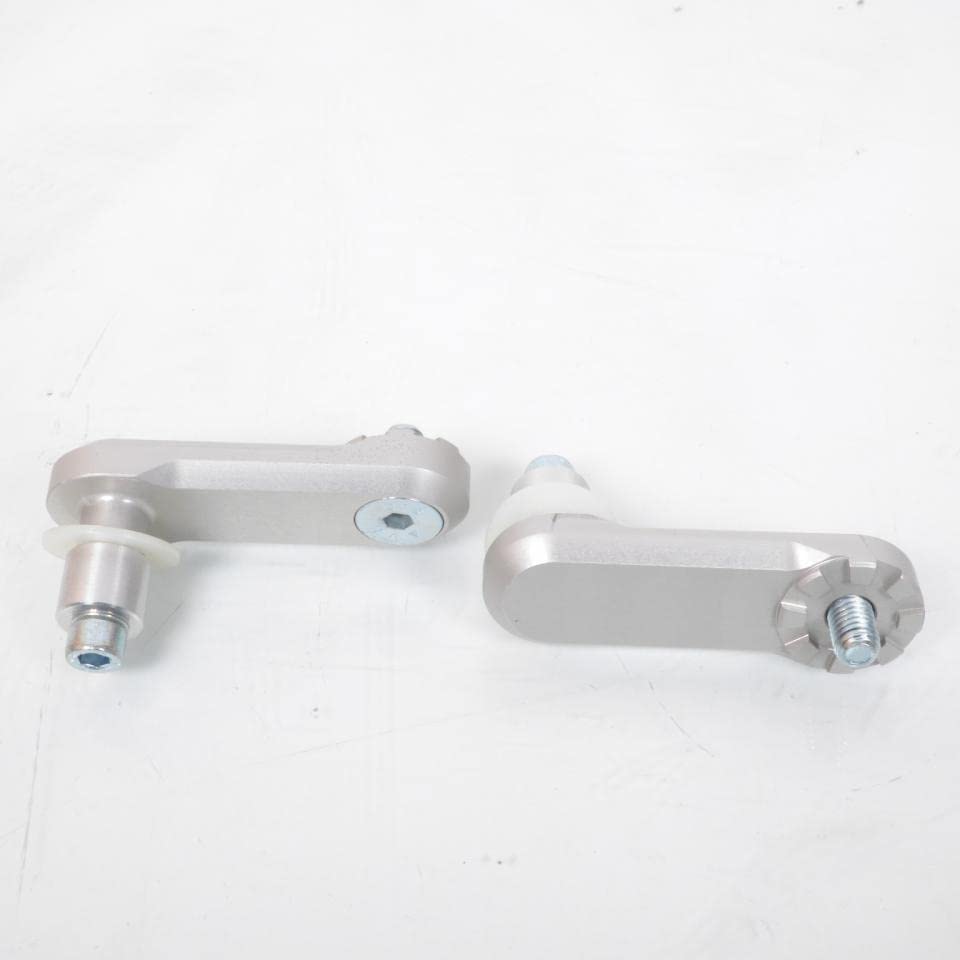 Platine réglable repose-pied pilote moto entraxe 50mm usinée pour la durabilité