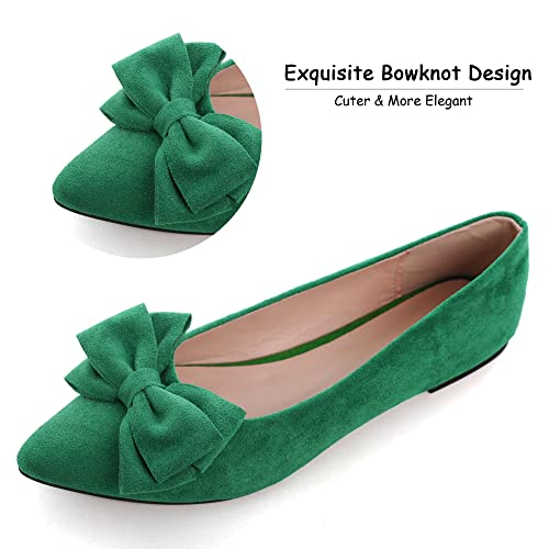 Image of Dear Time Women's Ballet Flats Dress Ballet Shoes Slip on for Office Work Comfortable Shoes
