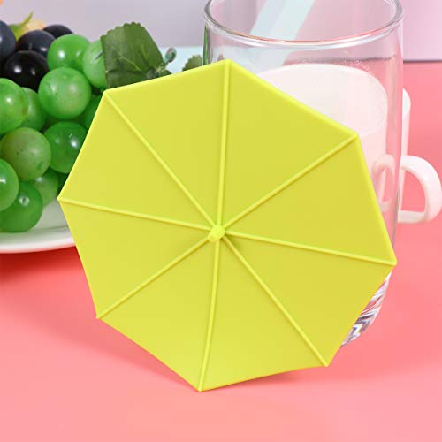 DOITOOL Caneca de café de chá, 3 peças, à prova de vazamento, tampas de silicone para copo seladas p