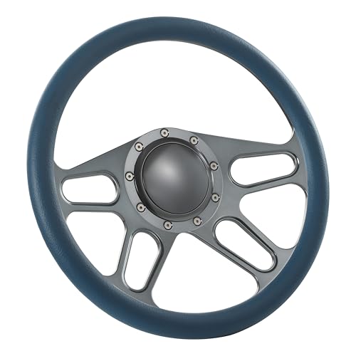 Amazon | 14インチ ガンメタル ビレット ハンドル ハーフラップ ホーン