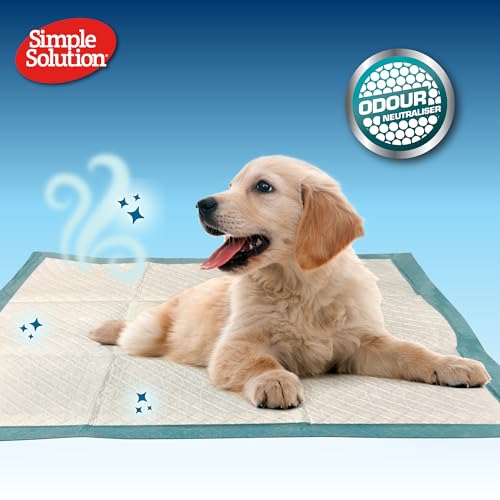 Simple Solution Absorbierende Premium Hunde- und Welpentrainingspads - Packung mit 100 Stück