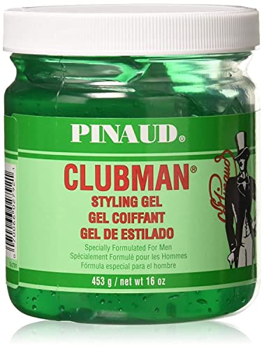 Clubman Style Gel For Men 16 oz. Jar (Pack of 8)