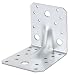 Produktbild GAH-Alberts 333485 Schwerlast-Winkelverbinder mit Sicke, Großpack - sendzimirverzinkt, 105 x 105 x 90 mm / 25 Stück