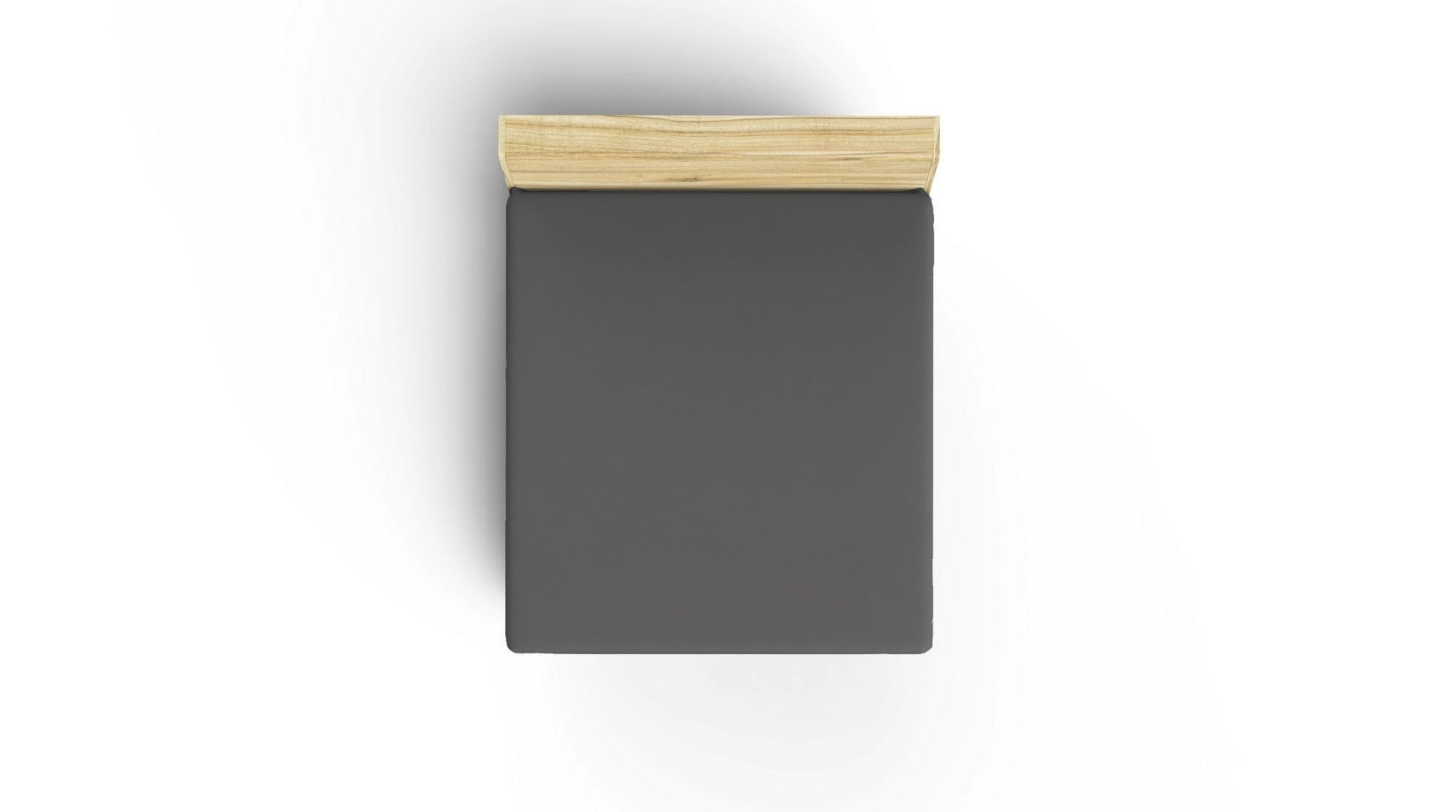 Drap housse Queen XL en coton doux pour matelas épais 40cm anthracite