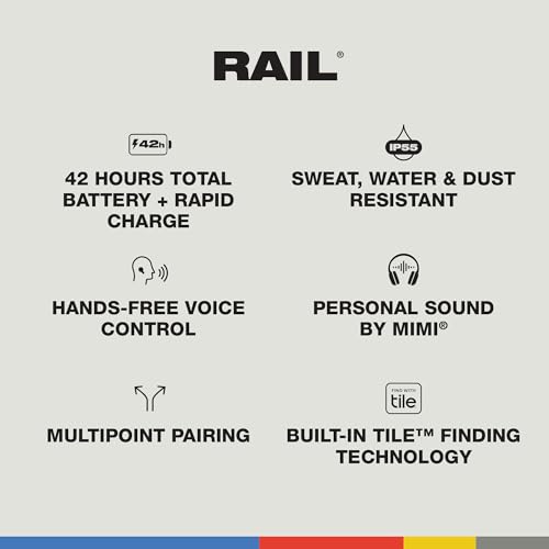 Écouteurs sans fil Skullcandy Rail ANC avec réduction active du bruit Neuf - vue 6