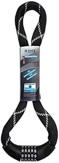 B-Safe Bicycle Lock Chain Lock 6 x 6 x 900 mm Combination Motorcycle Lock Special Fabric Coating