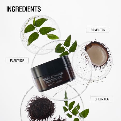 Grown Alchemist Regenerating Night Cream, 40ml, Anti-Aging Moisturizer for Firming, Collagen Boost & Wrinkle Reduction