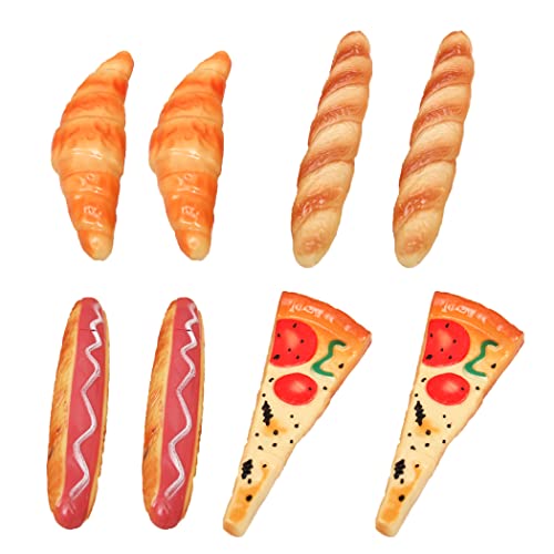 HAMILO おもしろボールペン パン ボール径約0.5mm 合計8本セット