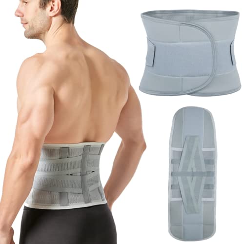 Soporte lumbar ajustable para oficina y deporte cinturón de cintura baja contra el dolor M