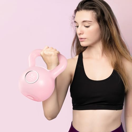 Kettlebell entraînement KHTO 2,3 kg pour routine bien-être salon