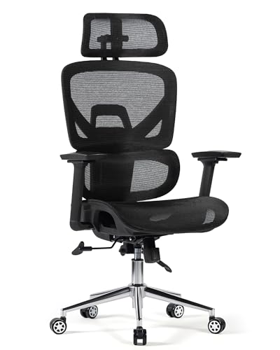 HERCULES オフィスチェア 1Dアームレスト（ブラック）