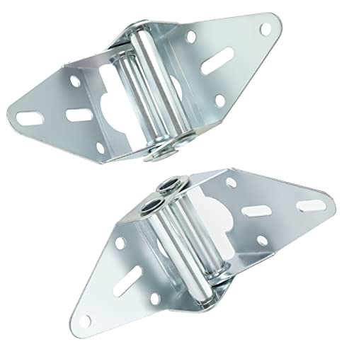 8 Pcs Garage Door Hinges #2 Heavy Duty 14 Gauge Steel With Galvanized Finish Garage Door Bracket For Residential/Light Commercial Garage Door Replacement #TOP2