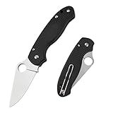 Amacigana Klappmesser mit CPM S30V Stahlklinge, 18,4 cm Gesamtlänge, 7,5 cm Klinge, Nylon-Griff, Mehrfarbig (A 05)