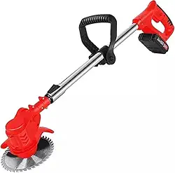 Roçadeira Sem Fio, Roçadeira Wireless, Roçadeira a Bateria, 24V, Bateria Extra Inc., Acessórios e Lâminas, Autonomia de 2 Hrs, Roçadeira e Podadora Automática Sem Fio