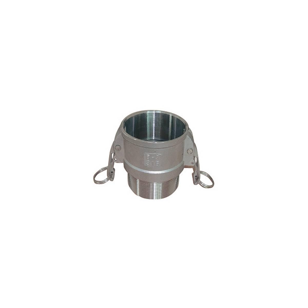 Raccord Camlock femelle type B en inox 2 pouces fileté mâle DN50