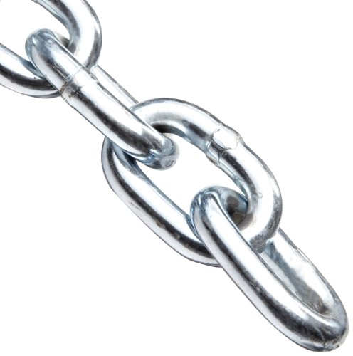 Campbell 0722327 System 3 Grade 30 Low Carbon Steel Proof Coil Chain on Reel, Zinc Plated, 3/8